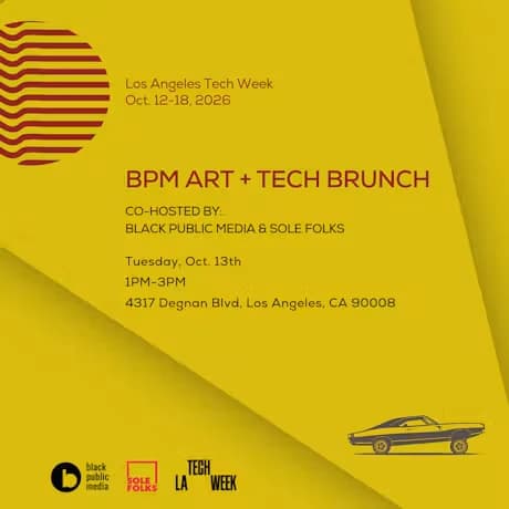 BPM Art + Tech Brunch — Black Public Media × Sole Folks, Tue Oct 13